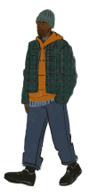 Illustrations guy in beanie